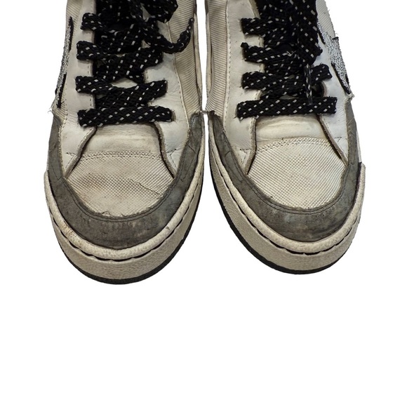 Golden Goose NOAH Women’s Mid-star White W/ Black Sneaker Sz US 10 EU 40 - Picture 2 of 14